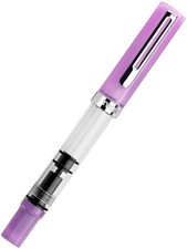 TWSBI Eco Glow Purple Fountain Pen, Piston Filling System, Fine Nib (F), TWC1102 picture