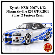 Kyosho KSR12007A 1/12 Nissan Skyline R34 GT-R 2001 2 Fast 2 Furious Resin picture