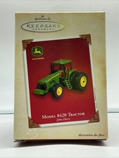 2003 HALLMARK  MODEL 8420 JOHN DEERE TRACTOR ORNAMENT ---723-11 picture