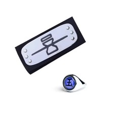 Sasori Akatsuki Member's Ring And Headband Adjustable Size picture