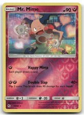Mr. Mime 43/68 Hidden Fates HIF LP Reverse Holofoil Rare picture