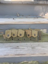 US Army M1923 WWII Ammunition Cartridge Belt Transitional 1943 (Two-tone) picture