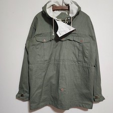 German M42 Gebirgsjager Reversible Windbluse Anorak Smock Olive White Repro picture