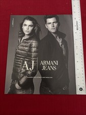 Models Bambi Northwood Blyth & Sean O’Pry for Armani Jeans 2013 Print Ad picture