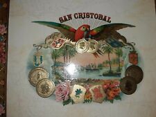 CIGAR WOOD BOX (ONLY ONE)( 1 RARE SAN CRISTOBAL BOX) picture