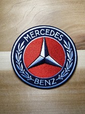 3 Inch Mercedes Benz Embroidered  Iron Sew On Car Collection Racing Patch picture