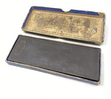 Vintage Henri Hand Hone Uncommon Rare Razor Hone Sharpening Stone In Orig Box picture