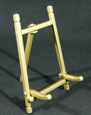 EASEL Display Stand Medium Size Metal Folding Gold / Brass Color picture