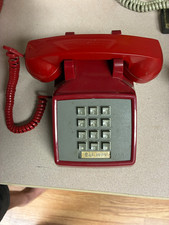 AT&T western electric 2500DM telephone RED/RUST [CC#124] 5-74 picture