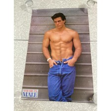 Vintage Hot Beefcake Guy 1987 Poster American Male Rob Gay Interest picture
