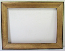 ART DECO  GOLD WOOD FRAME FOR PAINTING, PRINT,   16 1/2 x 12  INCH  (d-99) picture
