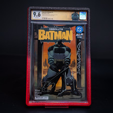 Absolute Batman #1 1st Print Cover A 9.6 SIGNED REMARK Snyder Dragotta picture
