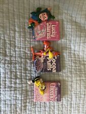 Vintage LUCKY CHARMS, Honey Nut Cheerios CEREAL Fridge Magnet General Mills Lot picture