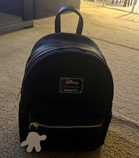 Loungefly Disney Haunted Mansion Mini Backpack - Black & White Colorway picture