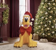 Disney 3.5 FT Animated Pluto Holiday Christmas Animatronic 2026 ✅ picture