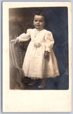 K41/ Newark Ohio RPPC Postcard c1910 Henry Close Family Baby 462 picture