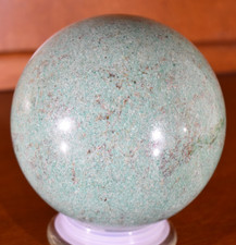 Large Green Agate Sphere  141 mm 9 lb 11.6 oz. picture