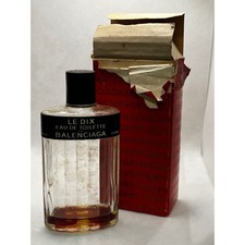 Vintage Balenciaga Le Dix EDT 8 oz 240ml Splash Perfume Bottle w Box picture