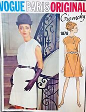 1960s Size 14 Vogue Paris  1878 GIVENCHY *UNCUT/FF picture