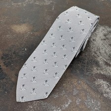 VTG Chesapeake & Ohio Railroad CHESSIE SYSTEM CSX Necktie SILVER picture