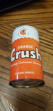 ORANGE CRUSH FAN TAB SODA POP CAN Vanity Bottom picture