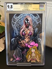 SURTUR’S SKETCH BOOK VENOMIZED BARBIE CGCxJSA 9.8 NM/M 2x SIGNED & REMARKED picture
