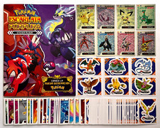 ALBUM POKEMON SCARLET & VIOLET + Full Set 292/292 PERU Sticker 2024 CHARIZARD picture