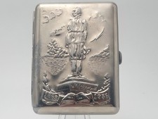 Cigarette Case Monument to Gorky Vintage Smoking Box Collectible Tobacciana USSR picture