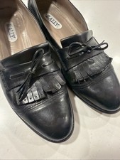 Bally Men’s Vintage Dino Black Kiltie Tassle Loafers US 12 B picture