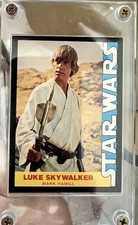 1977 WONDER BREAD STAR WARS #1 LUKE SKYWALKER *ROOKIE/DEBUTE CARD* LOW POP NM-MT picture
