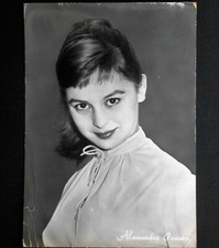 alessandra panaro real photography photo postcard postcard 1950s Italian actres picture