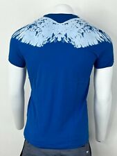 Armani Exchange Authentic Wings Logo Slim Fit V Neck T Shirt Lapis NWT picture