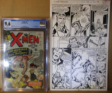 X-Men Adventures 13 ART PAGE Wolverine, Bishop, Forge 1993 Original Pencil & Ink picture