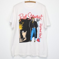 1991 Rod Stewart Vagabond Heart Tour Rod Stewart Shirt White Men S-234XL picture