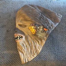 Rubie's Star Wars Chewbacca Latex Mask 2005 Lucasfilm Made in Mexico NEW On Card picture