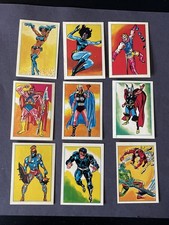 Vintage 1984 Marvel Super Heroes Secret Wars Stickers Lot - 9 Unused Excellent picture