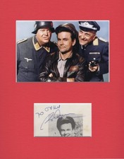 Bob Crane Hogan's Heroes Rare Signed Autograph Photo Display JSA W Schultz Klink picture