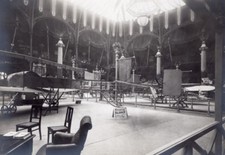 Paris Airshow Grand Palais Sloan Bicurve Display Aviation Old Photo 1911 picture