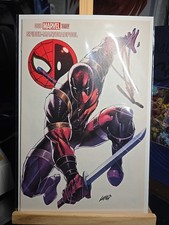 SPIDER-MAN DEADPOOL 3 SIGNED ROB LIEFELD ART ED MCGUINNESS & MARK MORALES 2016 . picture