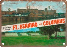 Ft. Benning Columbus Greetings From Postcard 12