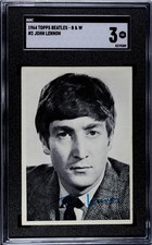 Topps, 1964 The Beatles - B&W John Lennon #2, SGC 3 VG picture