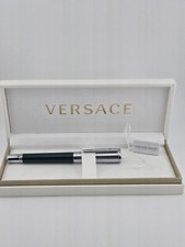 Versace Calipso Green Silver Ballpoint Luxury Blue Ink Pen - VRS600623 picture