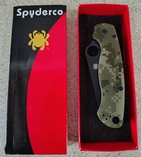 Spyderco C81GPCMOBK2 Paramilitary 2 CAMO CPM S30V  Brand NEW in BOX picture