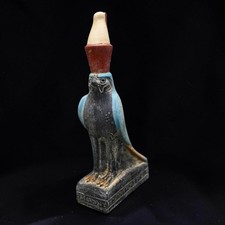Ancient Egyptian God Horus Statue Rare Unique Antique Pharaonic Antiquities BC picture