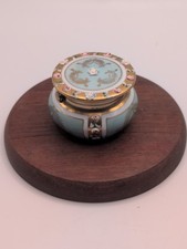  Vtg.Lenwile China Ardalt Vintage Porcelain Handpainted Trinket Box Flowers  picture