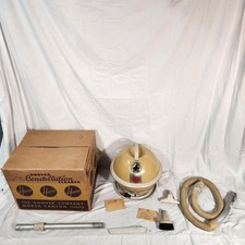 Vintage HOOVER CONSTELLATION ball Canister Vacuum Cleaner Model 86 Gold with Box picture