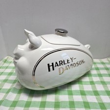 Official Harley Davidson Ceramic Hog Gas Tank Cookie Jar - Excellent Condition picture