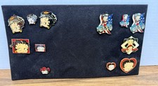 Vintage 90’s Betty Boop PINNACLE DESIGNS Salesman Sample Board With Samples RARE picture