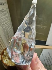 221g Natural White Quartz Obelisk Energy Crystal Point Reiki Healing Decor picture
