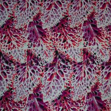 Etro authentic stretch crepe silk fabric Made in Italy Price x 1 yd Abstract picture